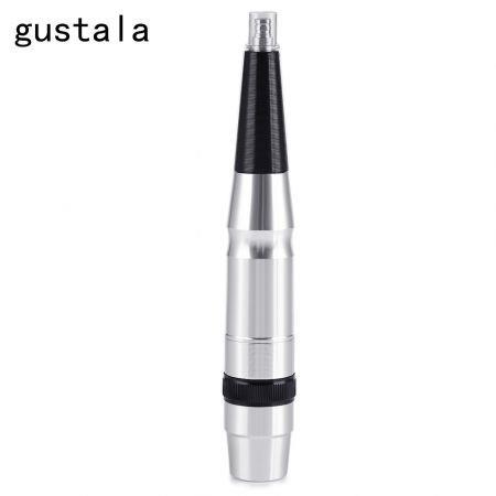 gustala Professional Eyebrow Lip Tattoo Permanent Makeup Machine Pen Kit 10 Needles Mouth Tips Power Supply