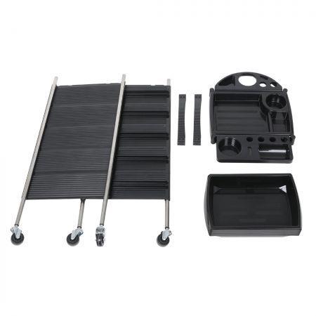 Hairdressing Salon Trolley Beauty Salon Spa Rolling Storage Cart 6 Tier