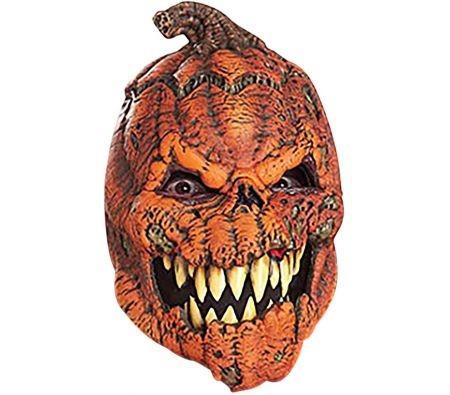 Halloween Pumpkin Mask Scary Latex Full Head Mask Fancy Dress Scarecrow Decoratio, Dark Harvest Scary Pumpkin Ani-Motion Halloween Mask Accessory Adult Halloween Costume Party