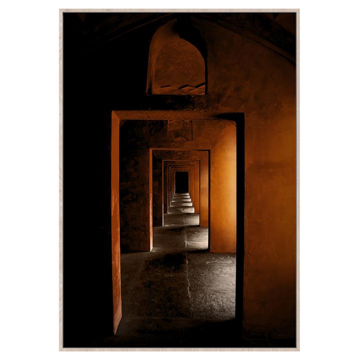 Hallways Framed Print 83x123cm