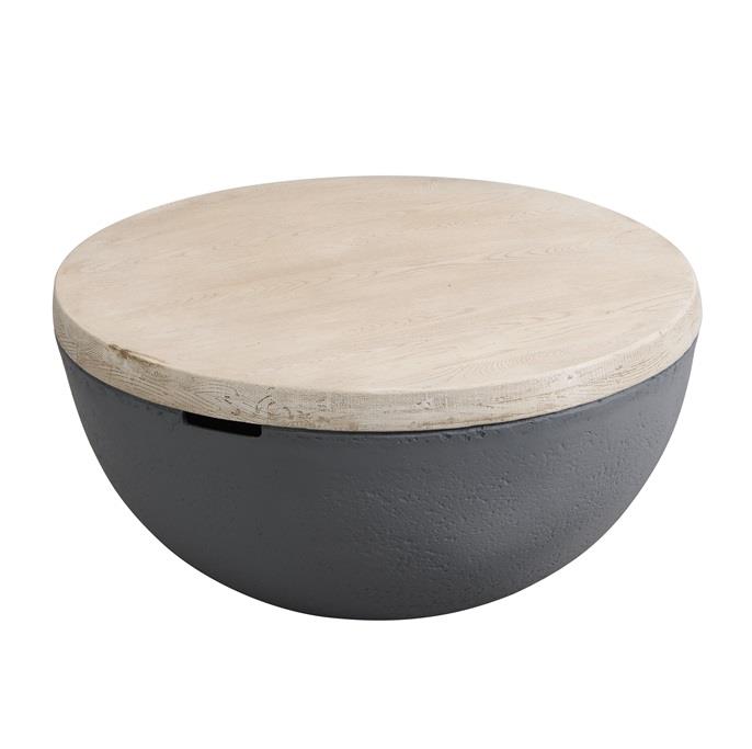Hampton's Indoor-Outdoor Round Magnesium Oxide Coffee Table