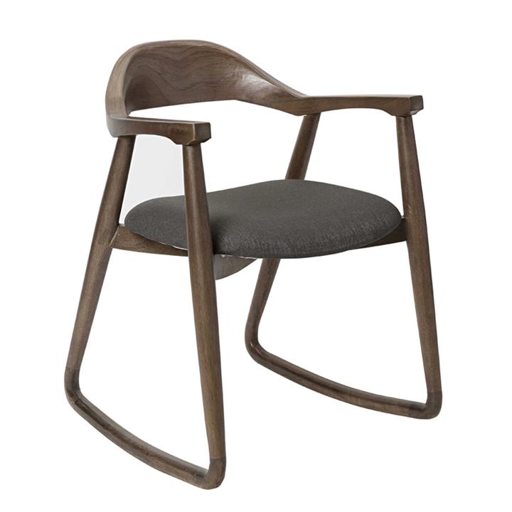 Hans Rocking Chair In Walnut