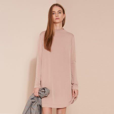 Haoduoyi Women Solid Color Casual Dress