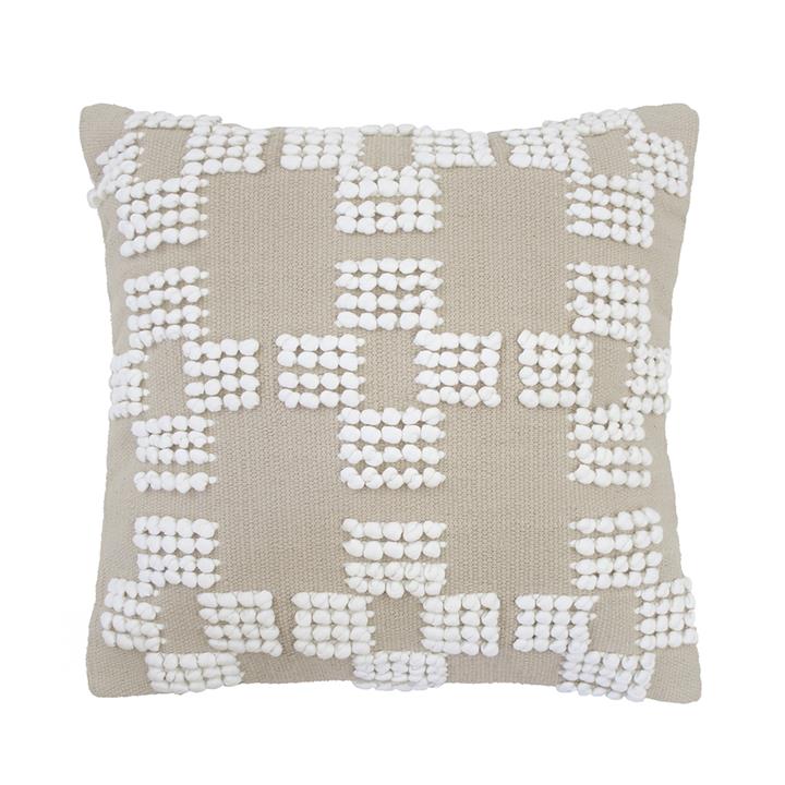 Hastings Cushion 50x50cm Latte