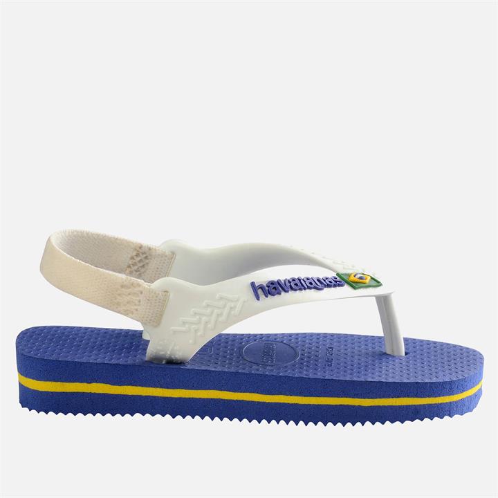 Havaianas Toddlers' Brasil Logo II Flip Flops - Marine Blue - UK 9-10 Toddler
