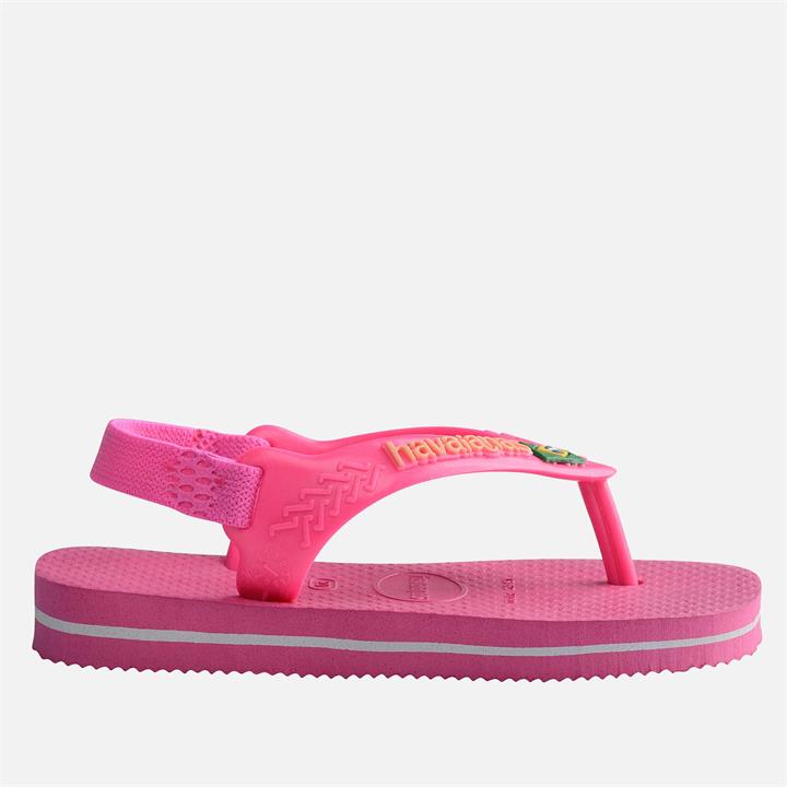 Havaianas Toddlers' Brasil Logo II Flip Flops - Pink Flux - UK 6 Toddler