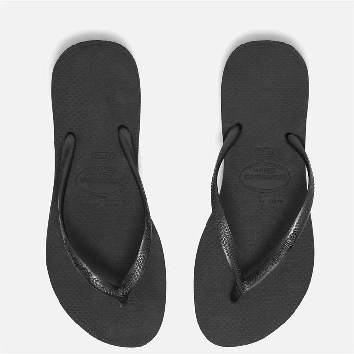 Havaianas Women's Slim Flip Flops - Black - UK 5