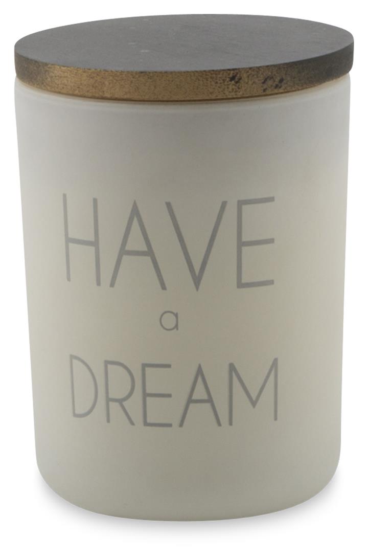Have A Dream Candle-White Frst