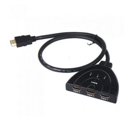 HDMI Splitter 0.5m 3 HDMI Input to 1 HDMI Output Auto Switch Cable