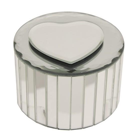 Heart round Jewellery Box Small