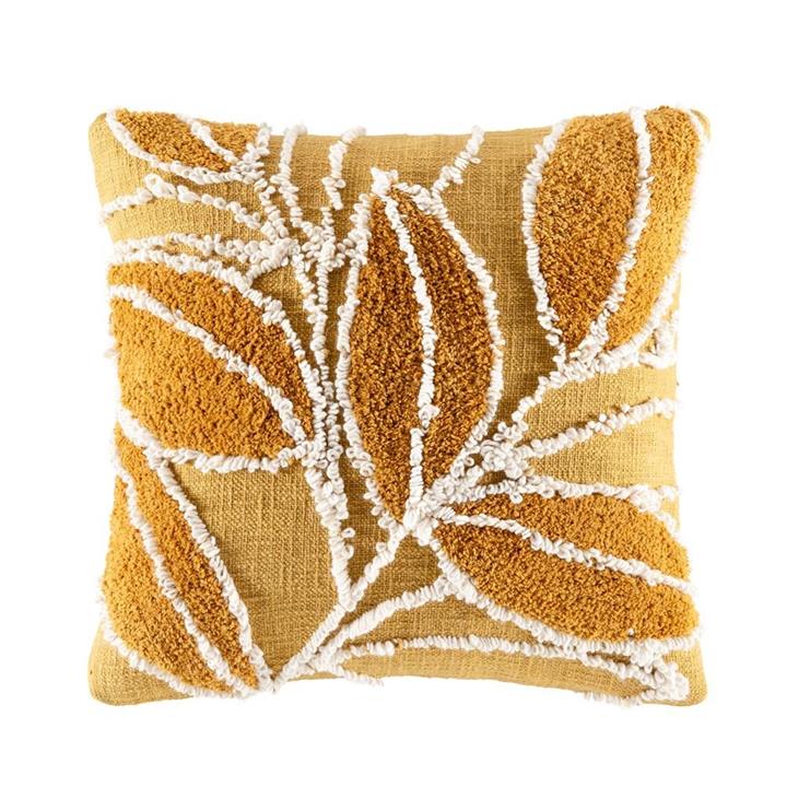 Hedgerow Cushion - Mustard Square