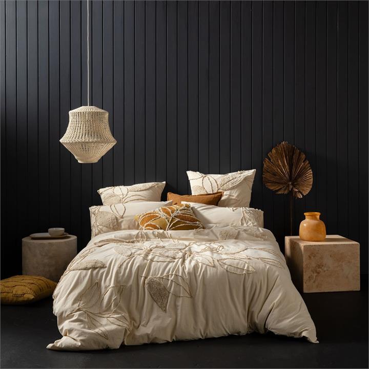 Hedgerow Quilt Cover Set  - Cream Queen