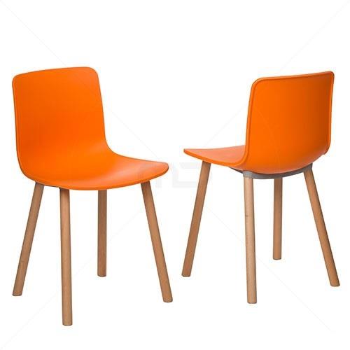 Heme Chair in Orange - Set of 2