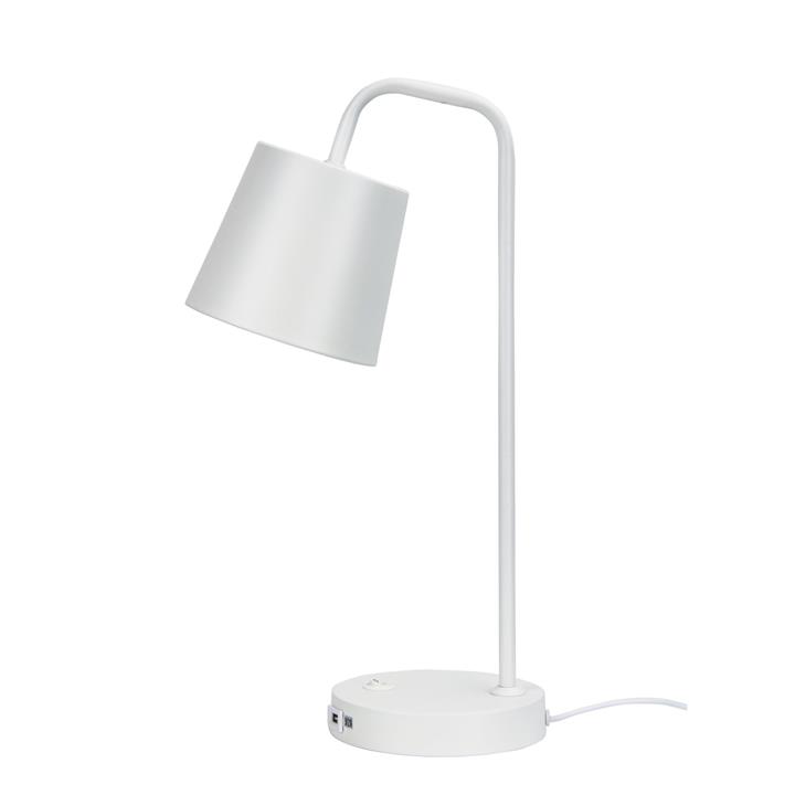 Henk Desk Lamp With Usb White