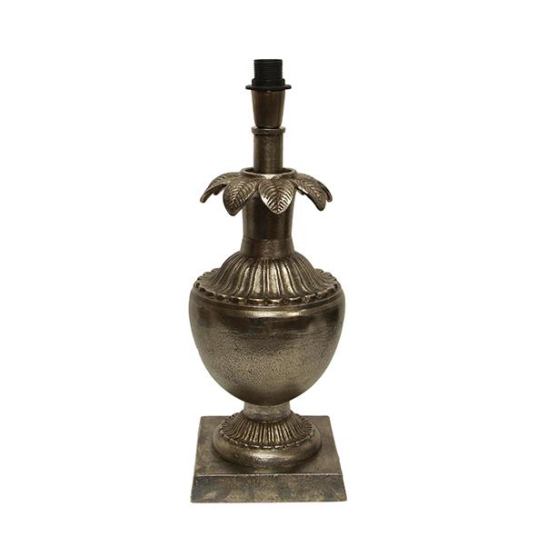 Henri Palm Antique Silver Lamp Base