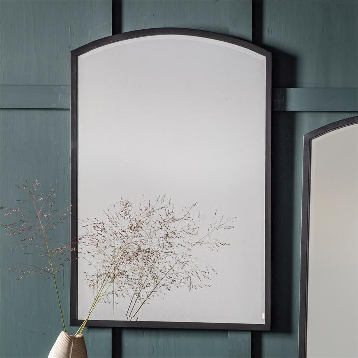 Holbrook Arch Mirror Black
