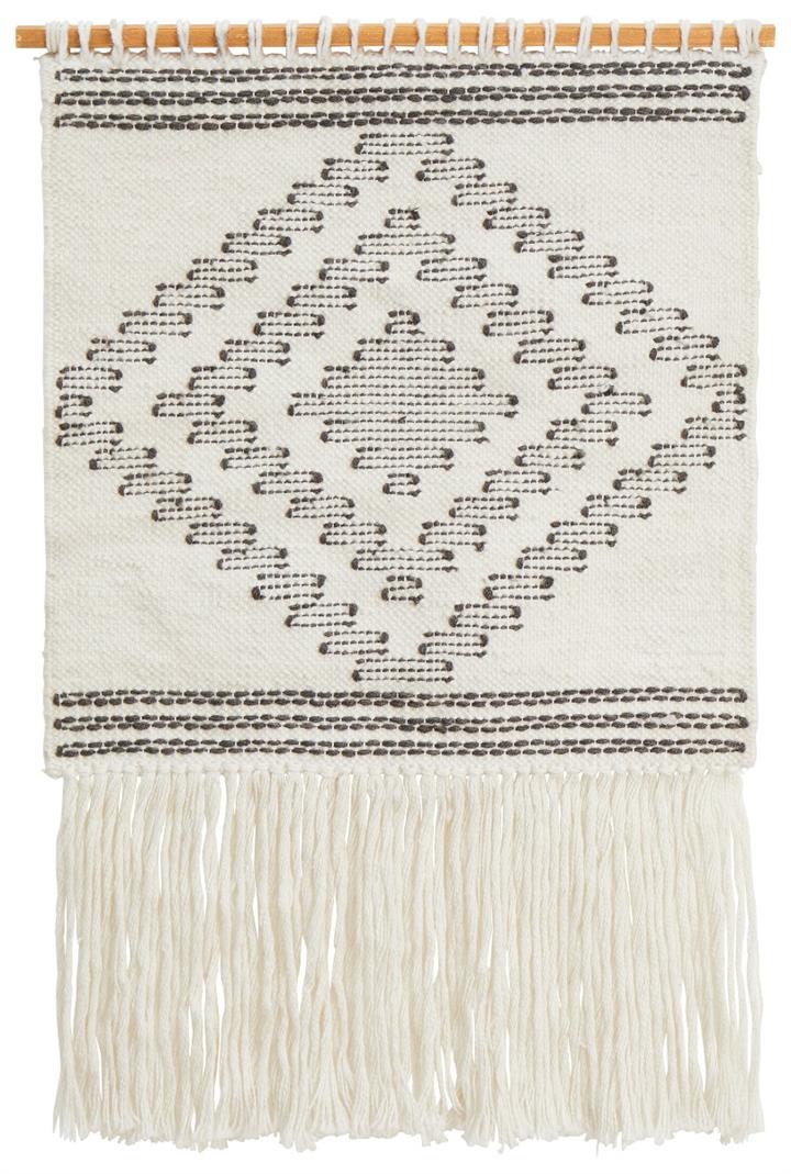 Home 426 White Wall Hanging 90x60cm