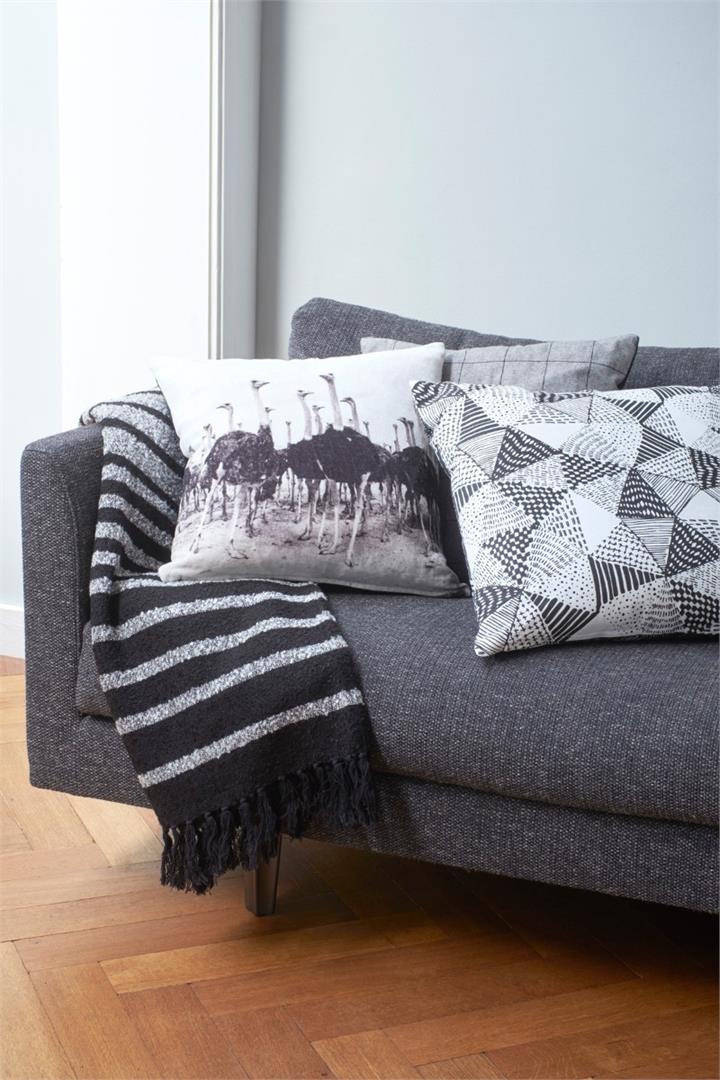 Honshu Black Throw
