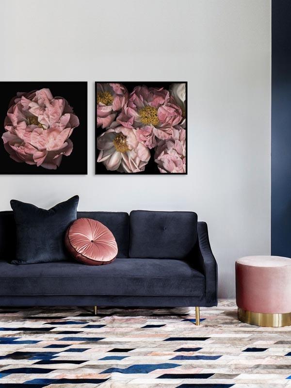 Hopeful II - Black Box Frame Canvas - 90x90