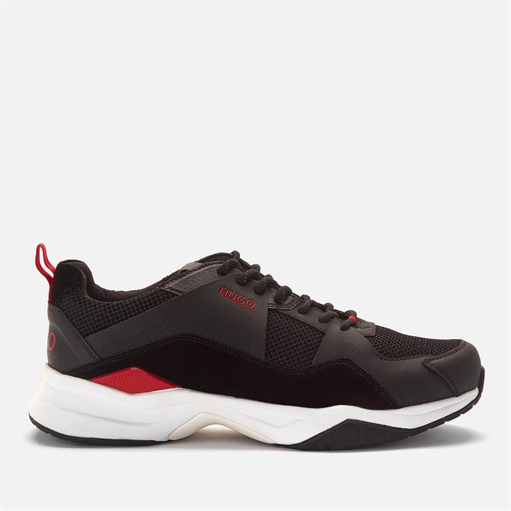 HUGO Men's Block Runn Chunky Trainers - Black - UK 9