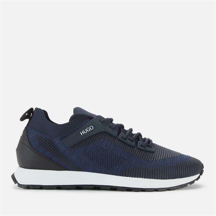 HUGO Men's Icelin Runn Running Style Trainers - Blue - UK 10