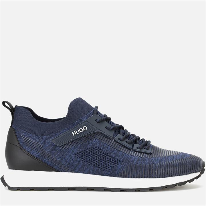 HUGO Men's Icelin Runn Running Style Trainers - Blue - UK 7