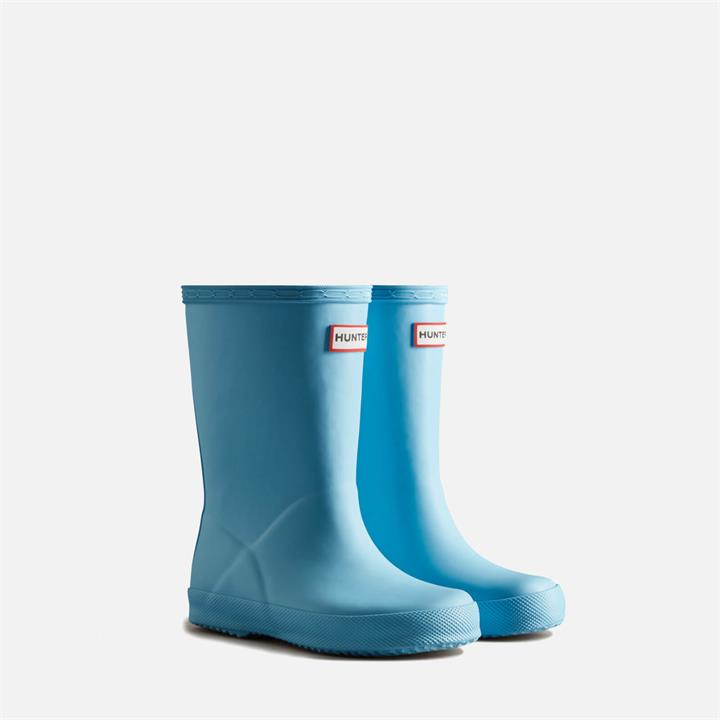 Hunter Kids' First Classic Wellington Boots - Borealis Blue - 4 Baby
