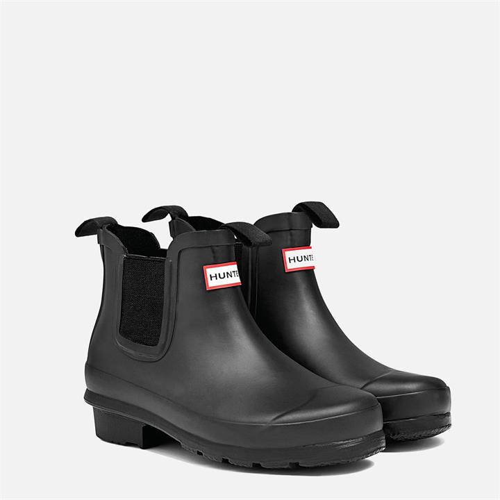 Hunter Original Big Kids' Chelsea Boots - Black - UK 12 Kids