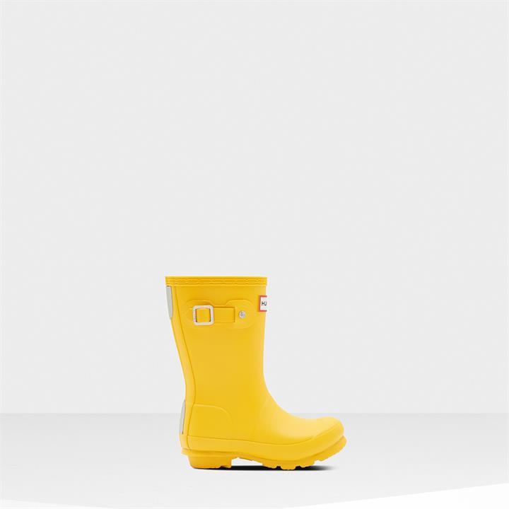 Hunter Original Little Kids' Wellington Boots - Yellow - UK 7 Toddler