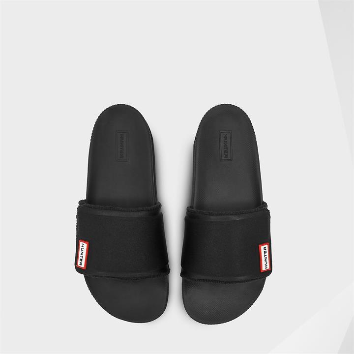 Hunter Women's Original Adjustable Slides - Black - UK 3