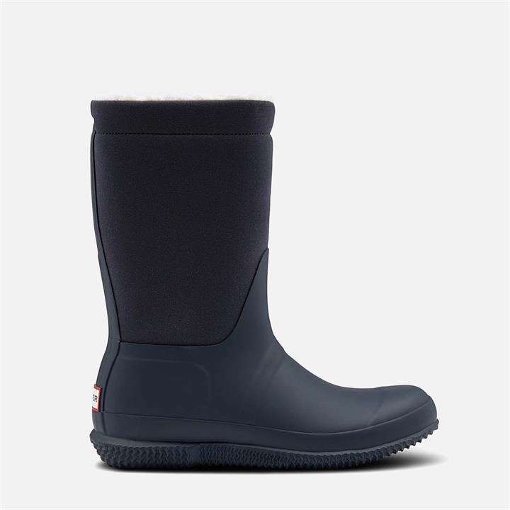 Hunter Women's Original Roll Top Sherpa Boots - Hunter Navy - UK 4