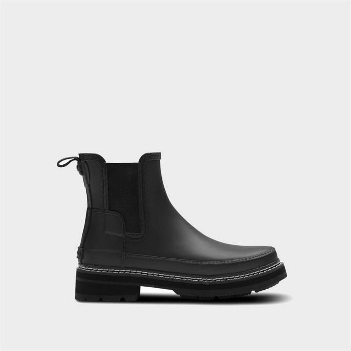 Hunter Women's Refined Stitch Detail Chelsea Boots - Black - UK 4