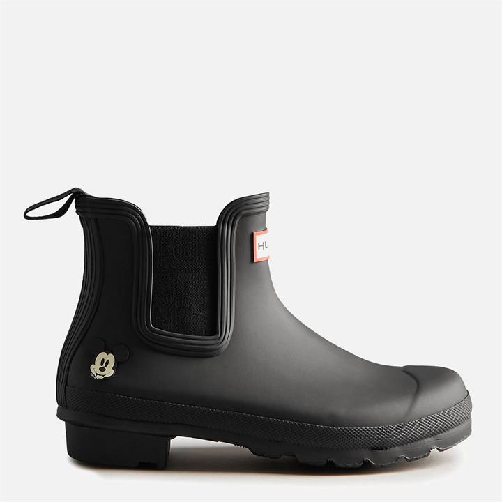 Hunter X Disney Women's Disney Print Original Chelsea Boots - Black - UK 8