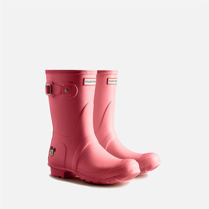 Hunter X Disney Women's Disney Print Original Short Wellies - Pink Shiver - UK 8