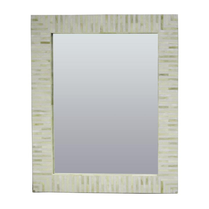 Indi Bone Inlay Wall Mirror - Natural