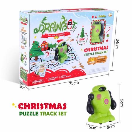 Inductive Robot Follow Black Line Educational Toys Christmas Set
