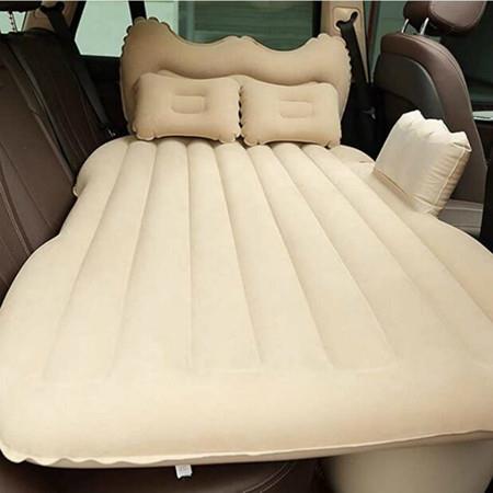 Inflatable Car Mattress Back Seat Portable Travel Bed for SUV Truck Minivan, Equipped with Electric air Pump