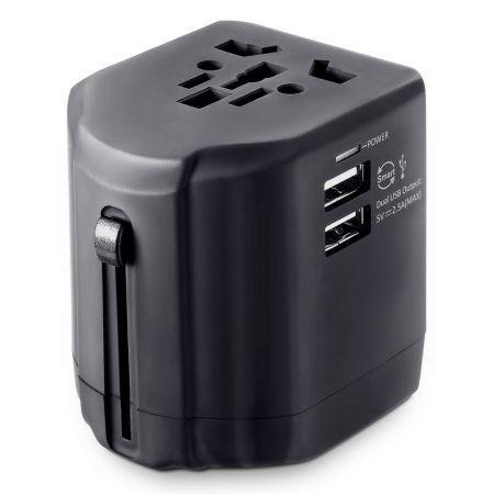 International Multifunctional Dual USB Travel Charger Adapter