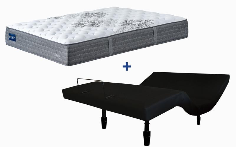 Invigorate electric adjustable base with domino glasgow mattress - ah beard