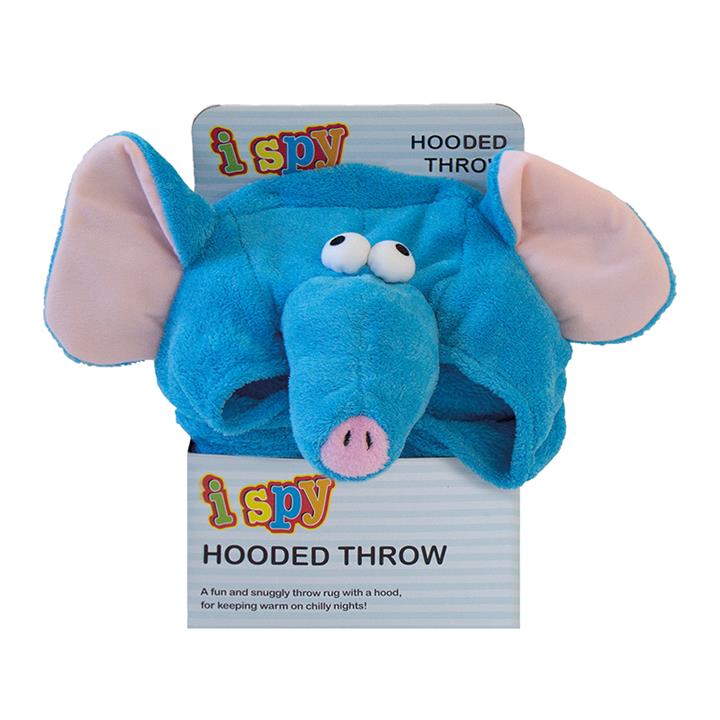 iSpy Hooded Throw Elephant