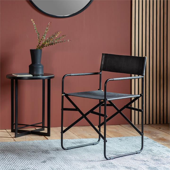 Jacek Chair Black Leather