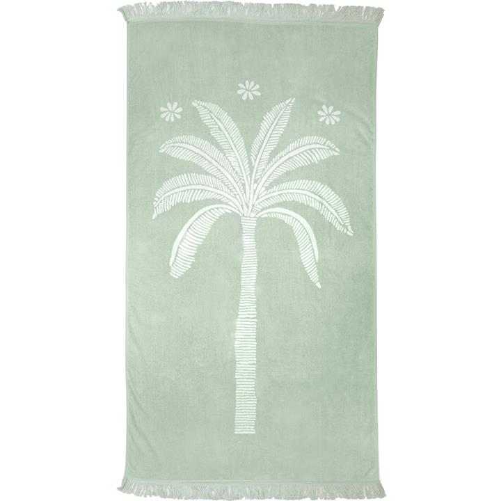 Jacquard Egyptian Cotton Beach Towel 86x160cm Oasis