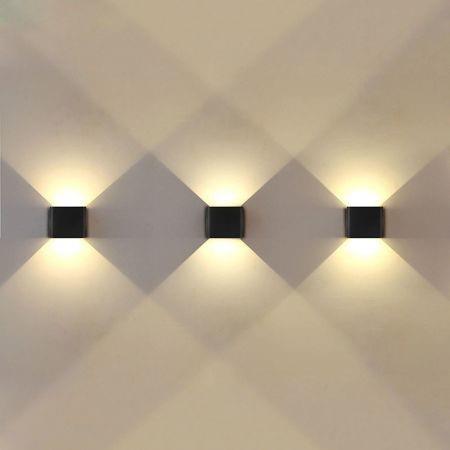 Jiawen Led Wall Lamp 6W 2835SMD Outdoor/Indoor Wall Lights Garden Lights for Living Room Corridor Decoration Lighting