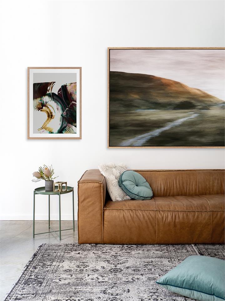 Joy Dawns - Oak Box Frame Canvas - 120x90 - Landscape