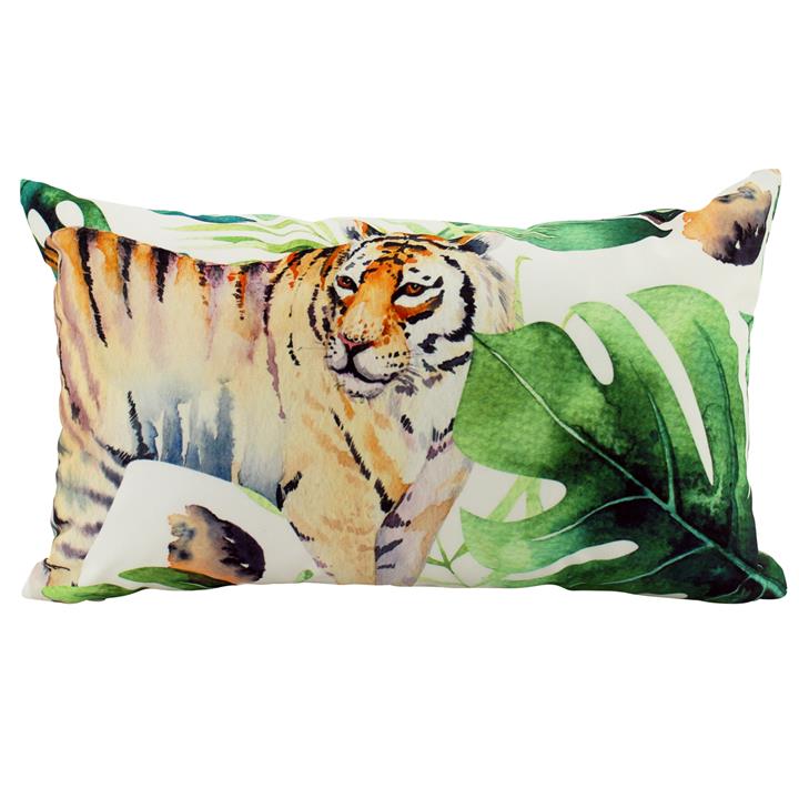 Jungle Tiger Outdoor Cushion 30x50cm