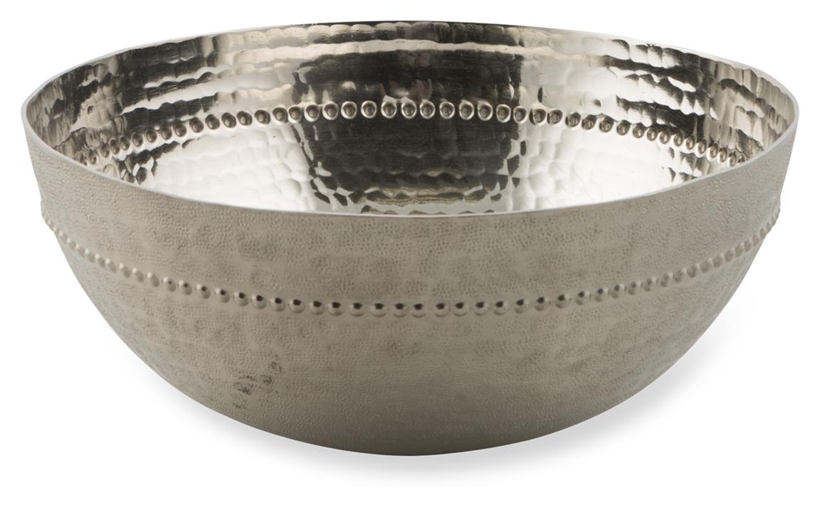 Kamal Large Aluminium Round Curved Bowl