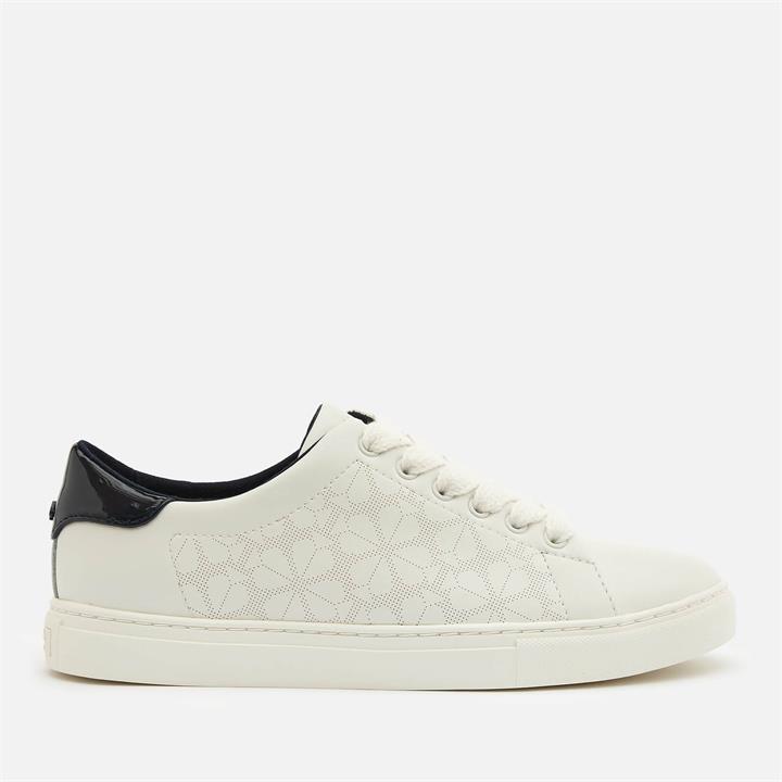 Kate Spade New York Women's Audrey Leather Cupsole Trainers - Optic White/Blazer Blue - UK 6