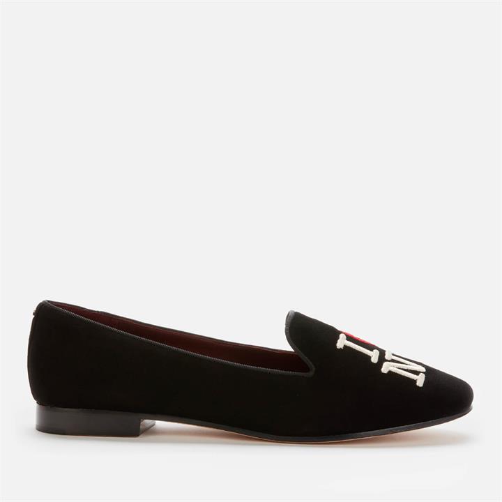 Kate Spade New York Women's Lounge New York Suede Flats - Black - UK 4
