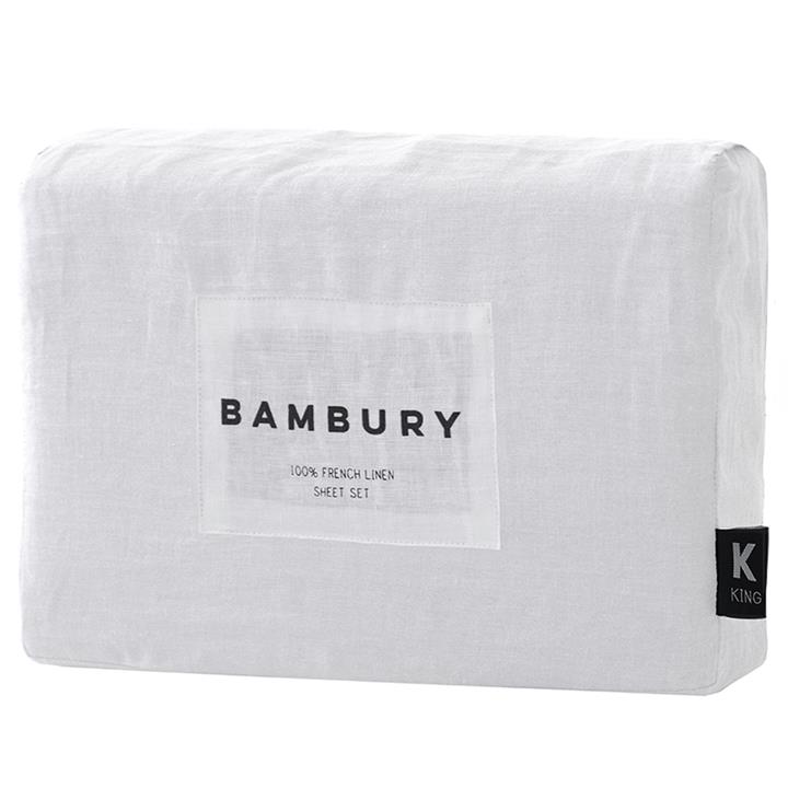 KB Linen Sheet Set Ivory