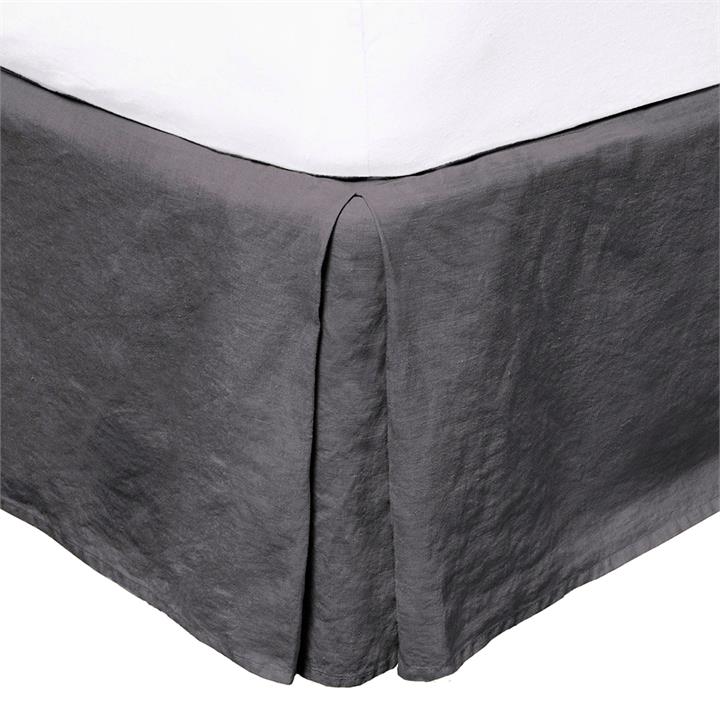 Kb Linen Valance Charcoal